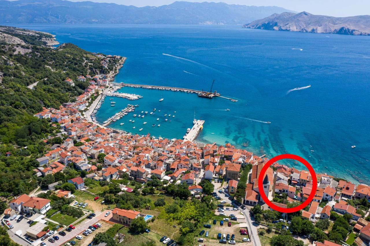 Apartments Neptun Baška Eksteriør bilde